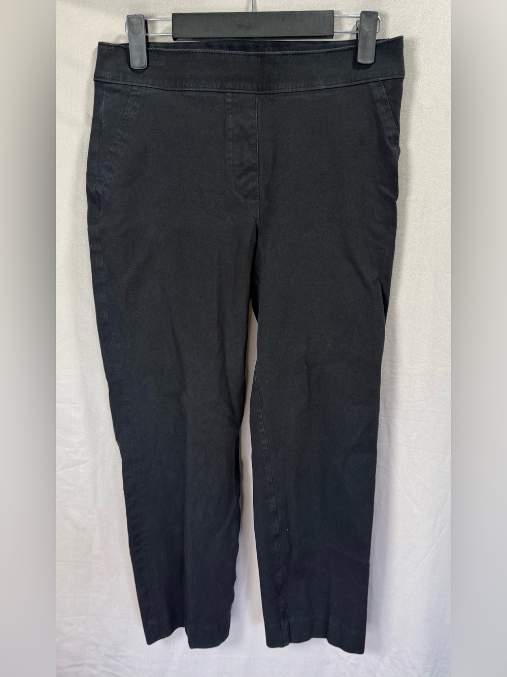 Spanx Petite Black Pull On Skinny Pants Stretch Slim Fit Women’s MediumP